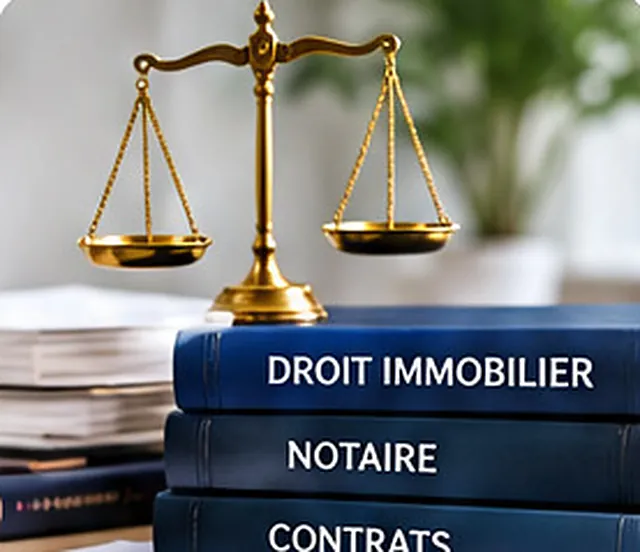 Balance de la justice et ouvrages de droit immobilier